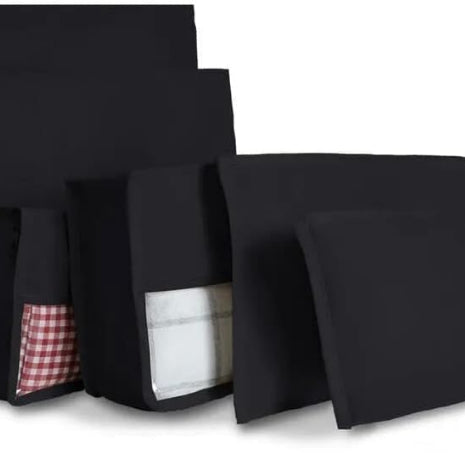Aquaverde Luggage Organizer Bags 7 Set Black