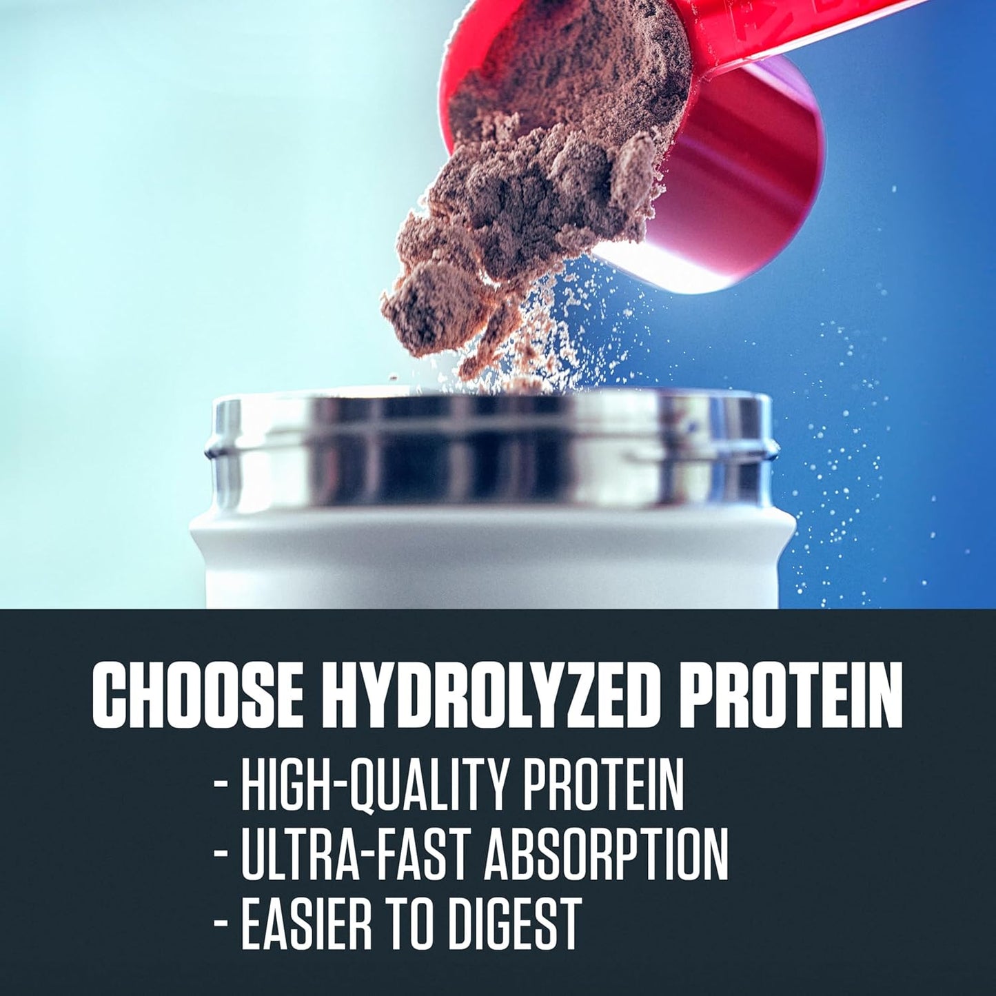 Dymatize ISO100 Hydrolyzed Protein Powder, 100% Whey Isolate Protein, 25g of Protein, 5.5g BCAAs, Gluten Free, Fast Absorbing, Easy Digesting, Gourmet Chocolate, 5 Pound