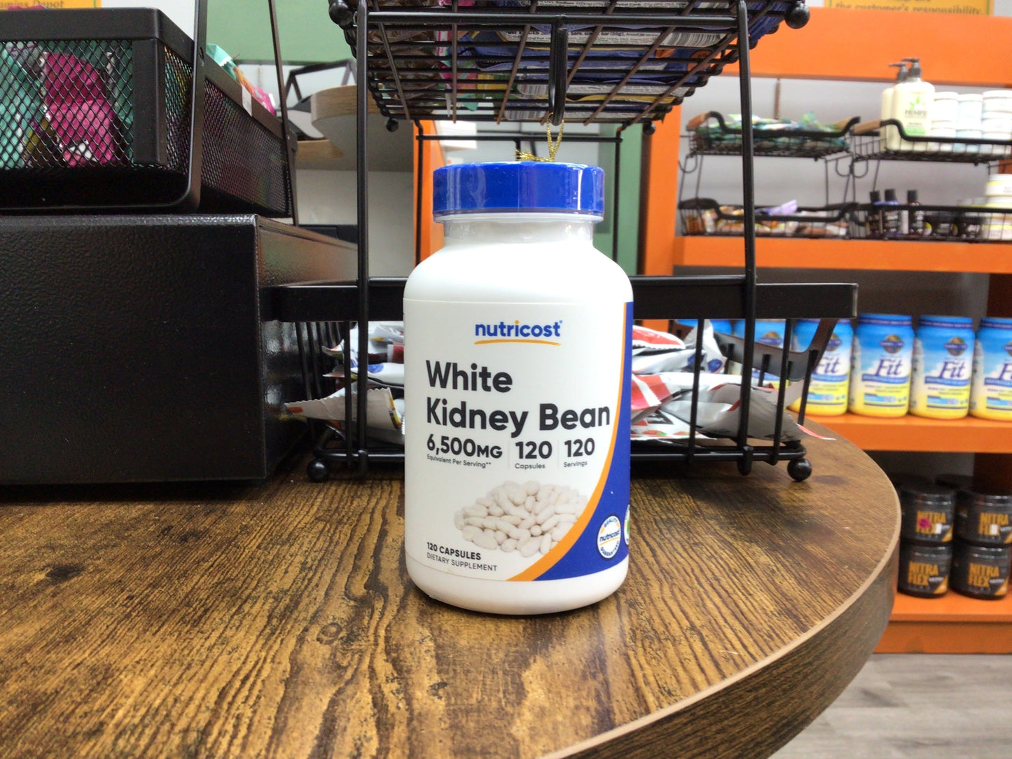 Nutricost White Kidney Bean Extract 120 Capsules for 120 Servings Per Bottle - Vegetarian Caps, Gluten Free and GMO Free