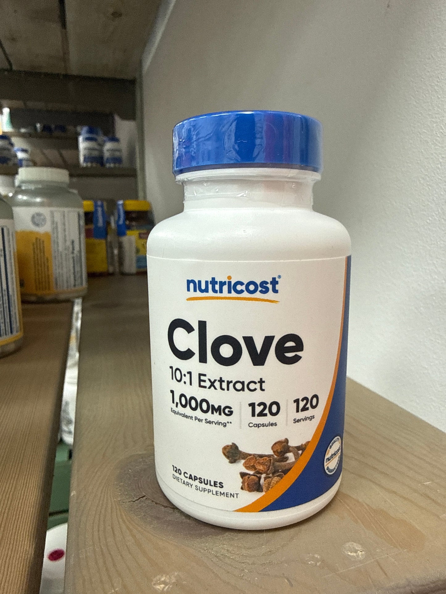 Nutricost Clove 10:1 Extract (120 Capsules) or 120 Servings Per Bottle - Vegan, GMO Free and Gluten Free