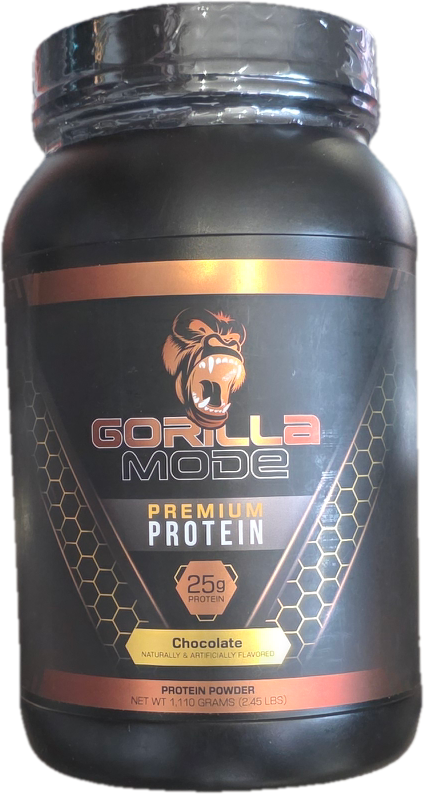 Gorilla Mode Premium Whey Protein - Chocolate 30 Servings 1,110G / 2.45LB