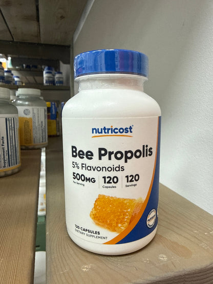 Nutricost Bee Propolis Supplement (500mg -120 Capsules)