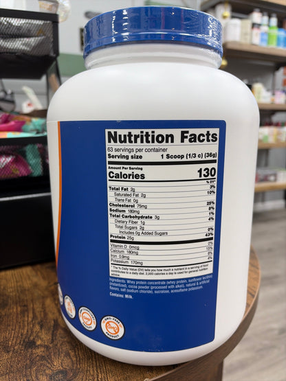 Nutricost Whey Protein Concentrate (Chocolate) 5LBS