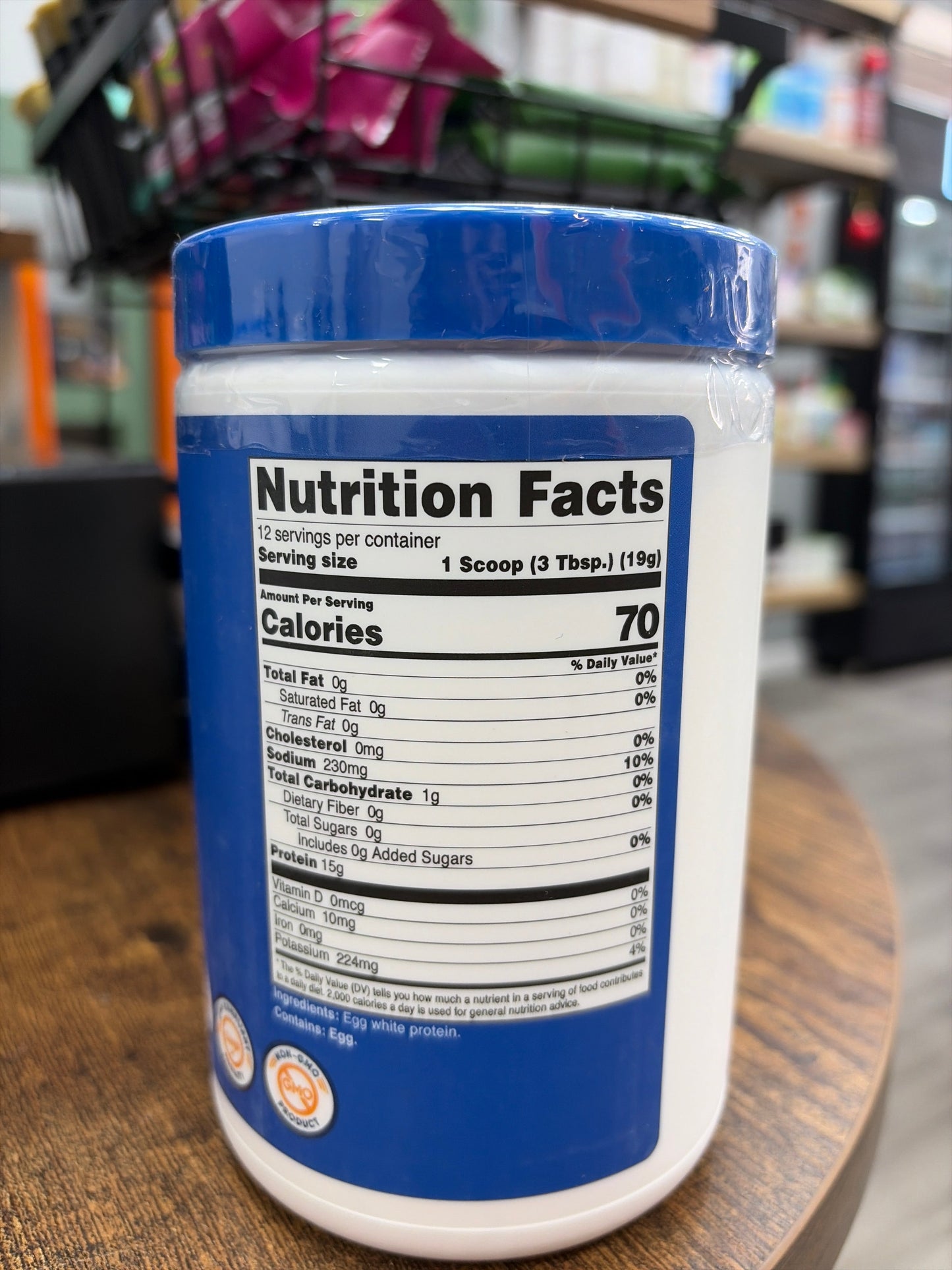 Nutricost Egg White Protein Unflavored 8 Oz  - Non-GMO, Gluten Free