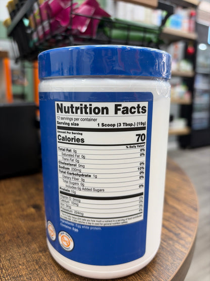 Nutricost Egg White Protein Unflavored 8 Oz  - Non-GMO, Gluten Free