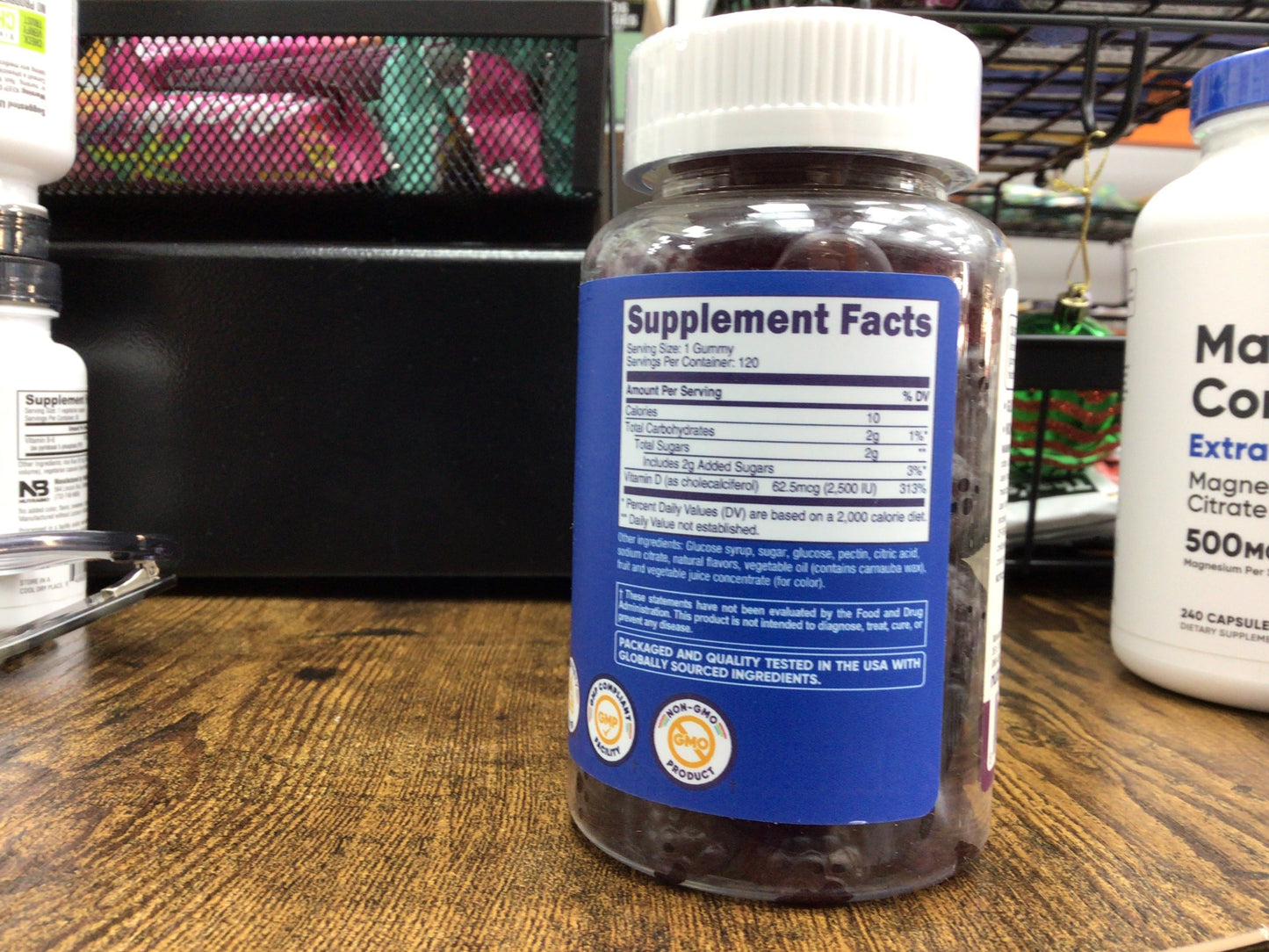 Nutricost Kids Vitamin D3 Gummies 2,500 IU (62.5mcg), 120 Gummies - Mixed Berry Flavored