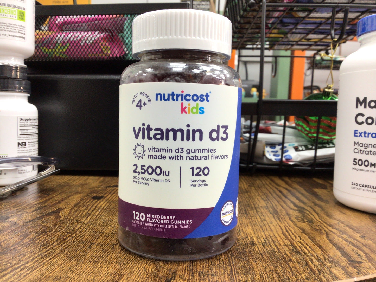 Nutricost Kids Vitamin D3 Gummies 2,500 IU (62.5mcg), 120 Gummies - Mixed Berry Flavored