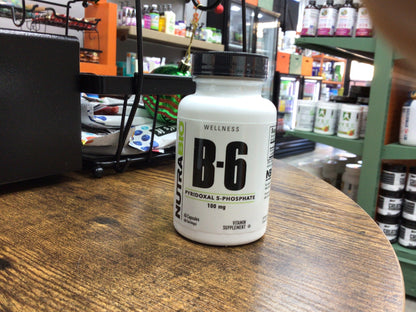 NutraBio Vitamin B6 P5P (Pyridoxal 5-Phosphate) Vitamin B6 100mg per Serving- 60 Vegetable Capsules
