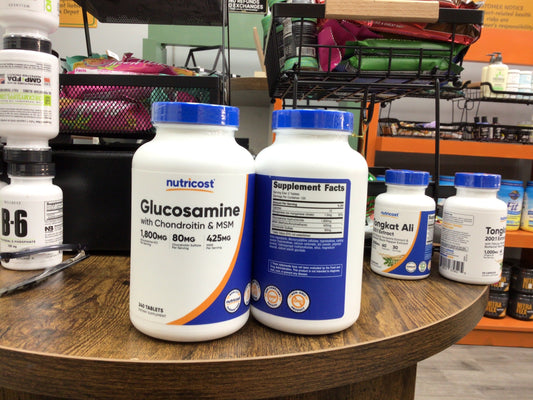 Nutricost Glucosamine 1800mg with Chondroitin & MSM, 240 Tablets, 120 Servings - Non-GMO, Gluten Free