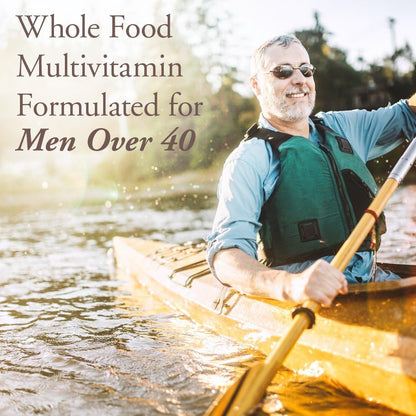 Garden of Life Organics Men's 40+ Multivitamin with Prostate Support, B12 & Vitamins – Vegan Daily Whole Food Multivitamin, Non-GMO, Certified Organic, 60 Tablets