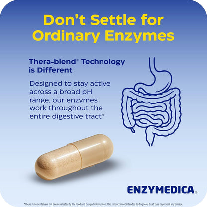 Enzymedica Digest Gold - Digestive Enzyme Supplement for Women & Men, Enzyme Capsules for Digestion, Gut Health Support, Helps Gas & Bloating, ATPro Energy Support, Maximum Strength, Vegan - 180 Caps