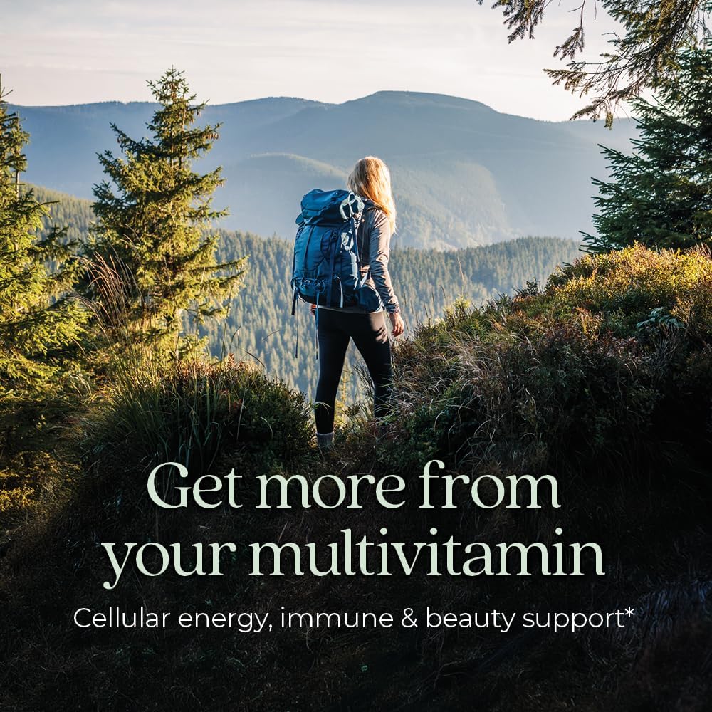 New Chapter Women’s Multivitamin, Iron, B6, B12, Biotin for Hair Growth, D3, VIT C, Zinc for Immune & Stress Support, Gentle on an Empty Stomach, One Daily, Non-GMO, Gluten-Free, 18+, 48 Tablets