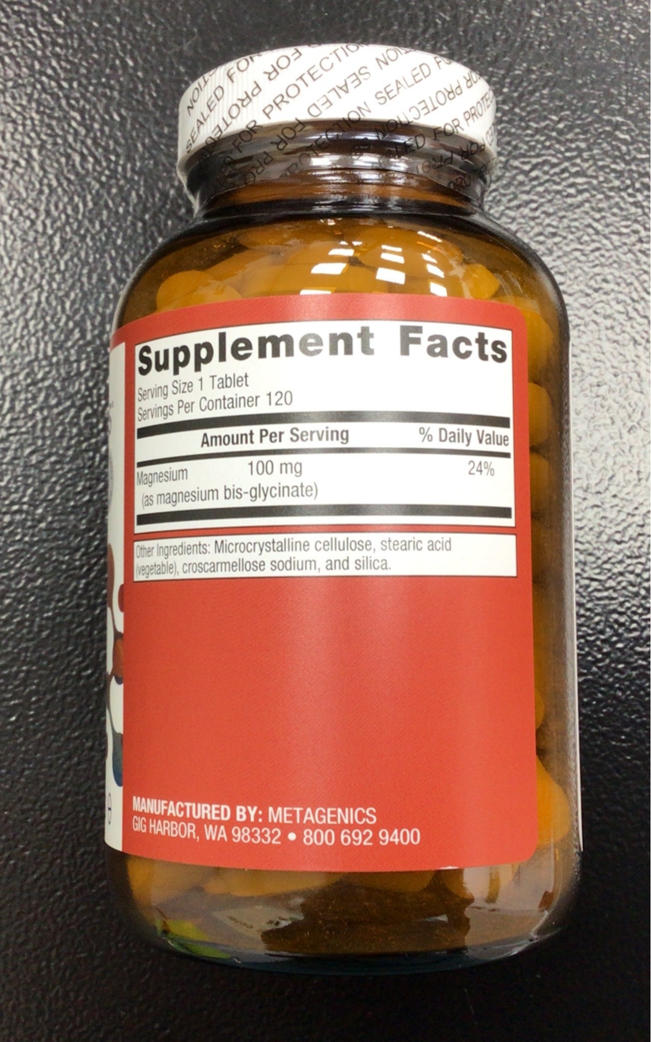Metagenics Magnesium Glycinate - Highly Absorbable Magnesium Supplement for Sleep, Stress Relief & Muscle Relaxation* - Supports Bone, Heart & Nerve Health* - Non-GMO, Gluten-Free - 120 Tablets