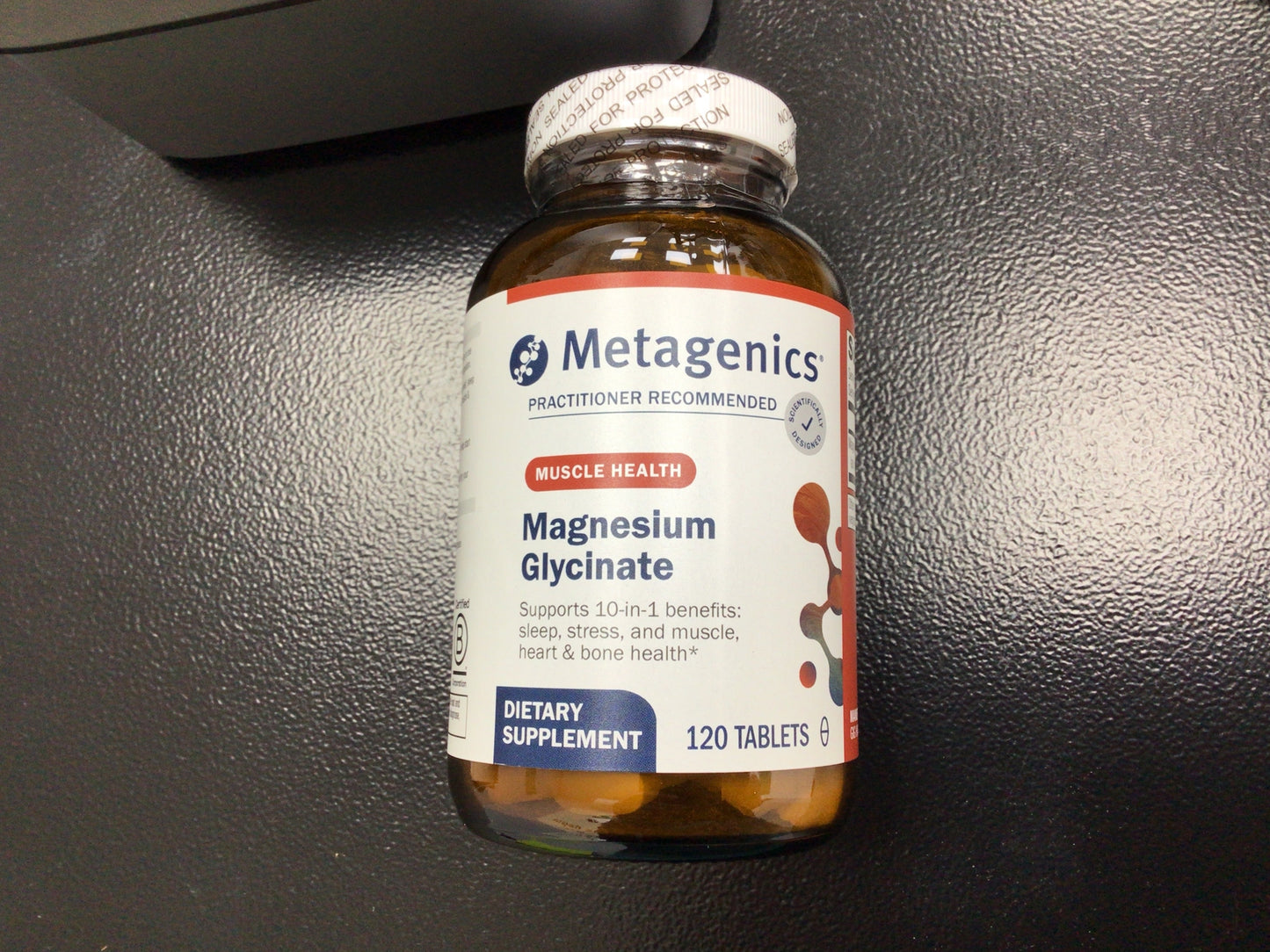 Metagenics Magnesium Glycinate - Highly Absorbable Magnesium Supplement for Sleep, Stress Relief & Muscle Relaxation* - Supports Bone, Heart & Nerve Health* - Non-GMO, Gluten-Free - 120 Tablets