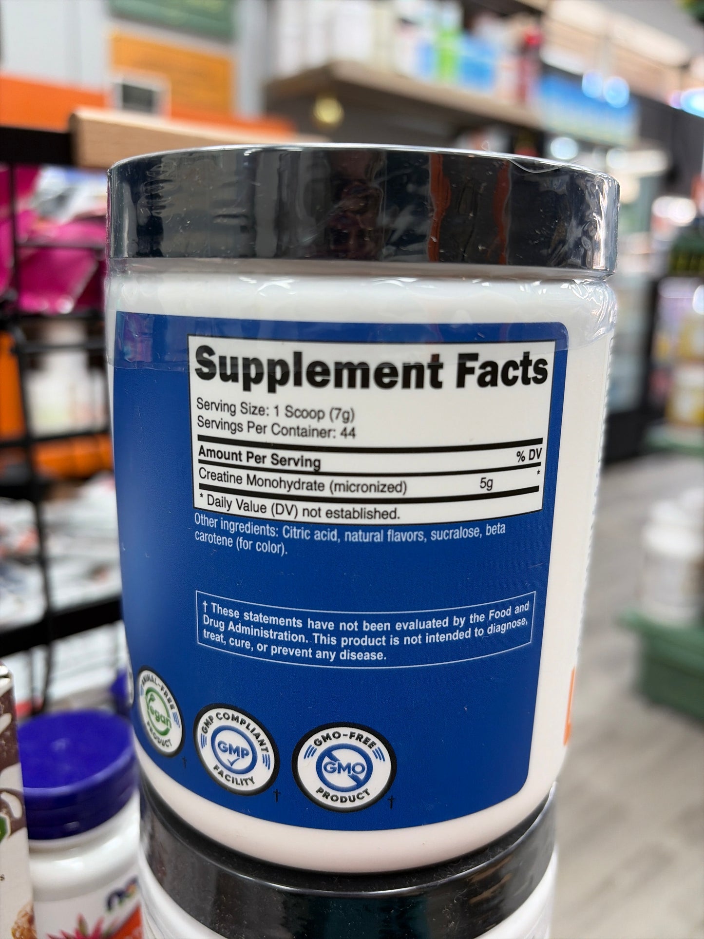 Nutricost Performance  Creatine Monohydrate Powder  (Mandarin Orange Flavored 10.7 Oz 5 G(300 G)-High Quality Micronized Creatine Supplement - Vegan, Non-GMO, Gluten Free