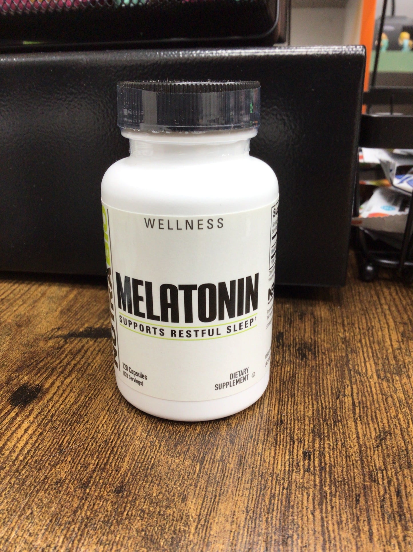 NutraBio Melatonin Sleep Aid 3mg, 120 Capsules