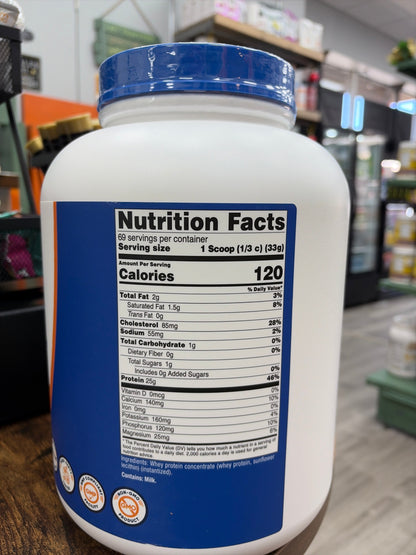 Nutricost Whey Protein Powder, Unflavored 5 LB-rom Whey Protein Concentrate