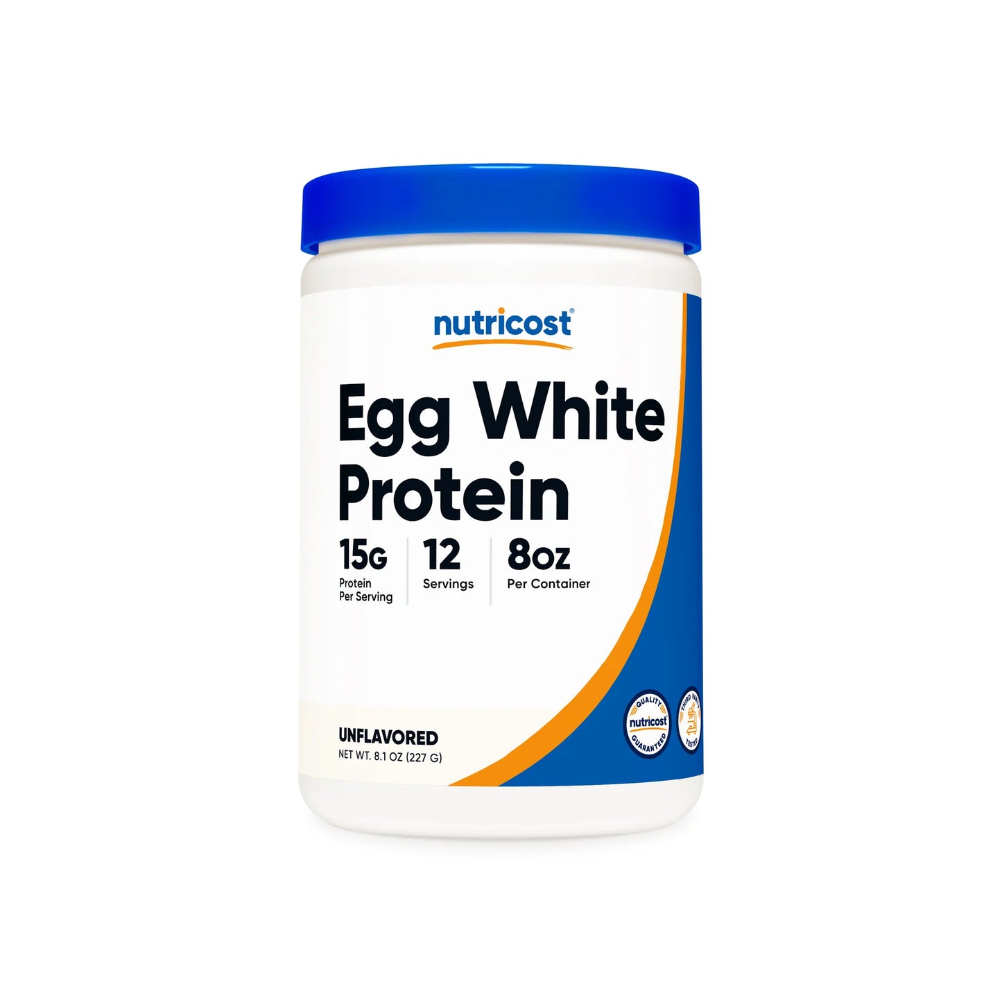 Nutricost Egg White Protein Unflavored 8 Oz  - Non-GMO, Gluten Free