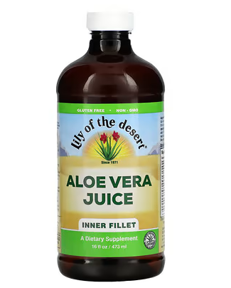 Lily Of The Desert Organic Aloe Vera Juice, 16 Ounce -- 12 per case.