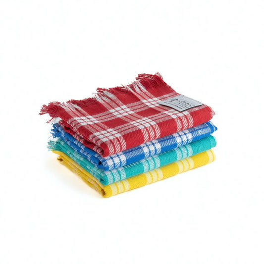 CerberusTrade Dish and Kitchen Towels-Cotton Hand Towels (Set of 4)