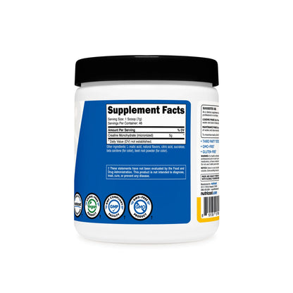 Nutricost Performance  Creatine Monohydrate Powder (Pineapple Mango Flavored 10.7 Oz 5 G (300 G)-High Quality Micronized Creatine Supplement - Vegan, Non-GMO, Gluten Free