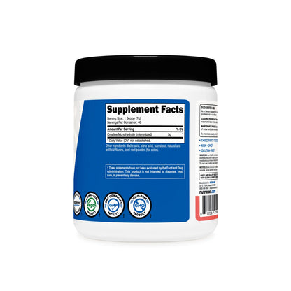 Nutricost Performance Creatine Monohydrate Powder (Watermelon, 10.7 OZ (300 Gram) - Micronized Creatine Supplement - Vegan, Non-GMO, Gluten Free