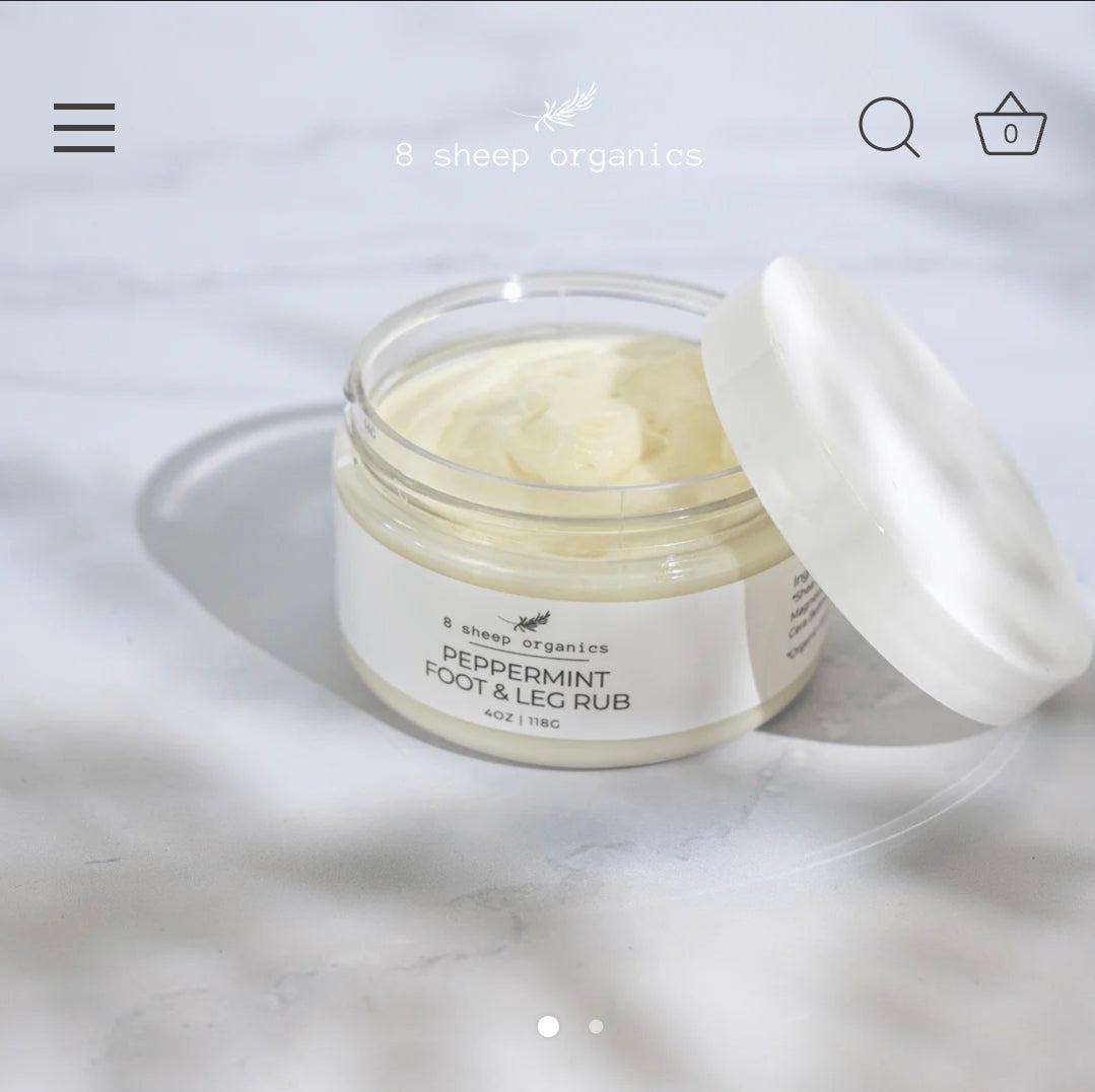 Majestic Pure Peppermint Foot Cream, Warming Cream - Calluses, Dry Cracked Feet, Hands, Heels, Elbow, Nails, and Knees - Softens & Moisturizes Skin - 8 oz