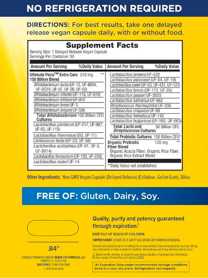 Renew life ultimate flora probiotic