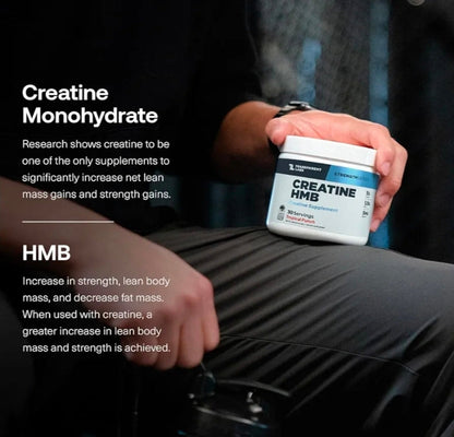 Transparent Labs Creatine HMB - Creatine Monohydrate Powder with HMB for Muscle Growth, Increased Strength, Enhanced Energy Output, and Improved Athletic Performance - 30 Servings, Unflavored