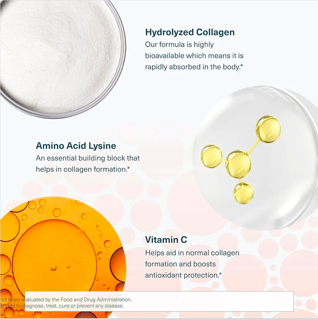 Youtheory Advanced Collagen - 6,000 mg Hydrolyzed Collagen Peptides - Includes Antioxidants & Contains Vitamin C - Hair Growth, Nails, Joint Health & Bone Support* - 290 Tablets (48-Day Supply)