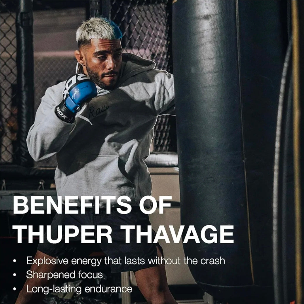 RAW Thuper Thavage Pre-Workout Cherry Berry