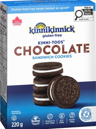 KinniTOOS Chocolate Sandwich Creme Cookies