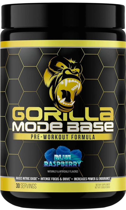 Gorilla Mode Base Pre-workout Blue raspberry