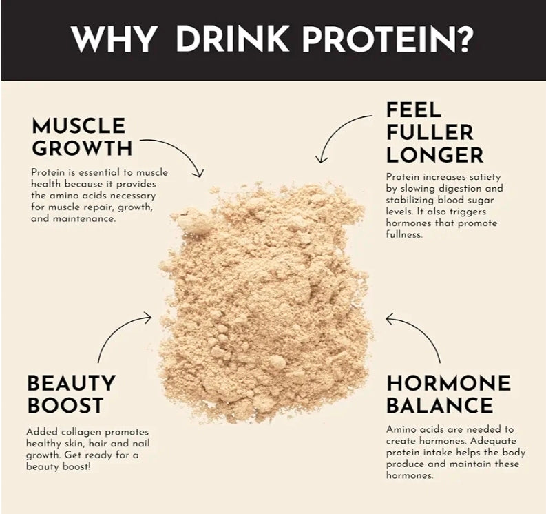 JUST INGREDIENTS Vanilla Protein Powder - Grass-Fed Whey Blend, Organic, Gluten Free - 15 Servings, 22g Protein