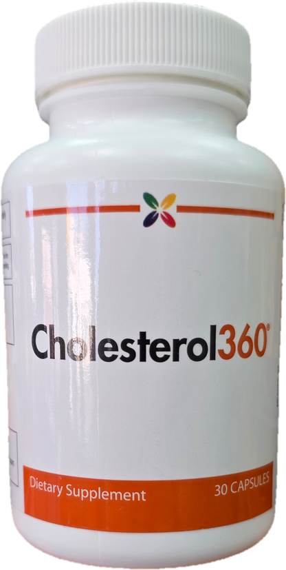 Cholesterol360, Dietary Supplement, Promotes Healthy HDL, LDL Levels, 30 Caps