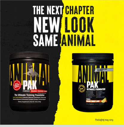 Animal Pak - Convenient All-in-One Vitamin & Supplement Powder - Zinc, Vitamins C, B, D, Amino Acids, Immune Support, Digestive Enzymes, and More - Daily Multivitamin for Women & Men - 60 Scoops