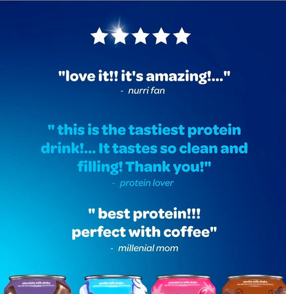 Nurri Ultra-Filtered Milkshake, 30g of Protein, Chocolate, 11 fl oz Can