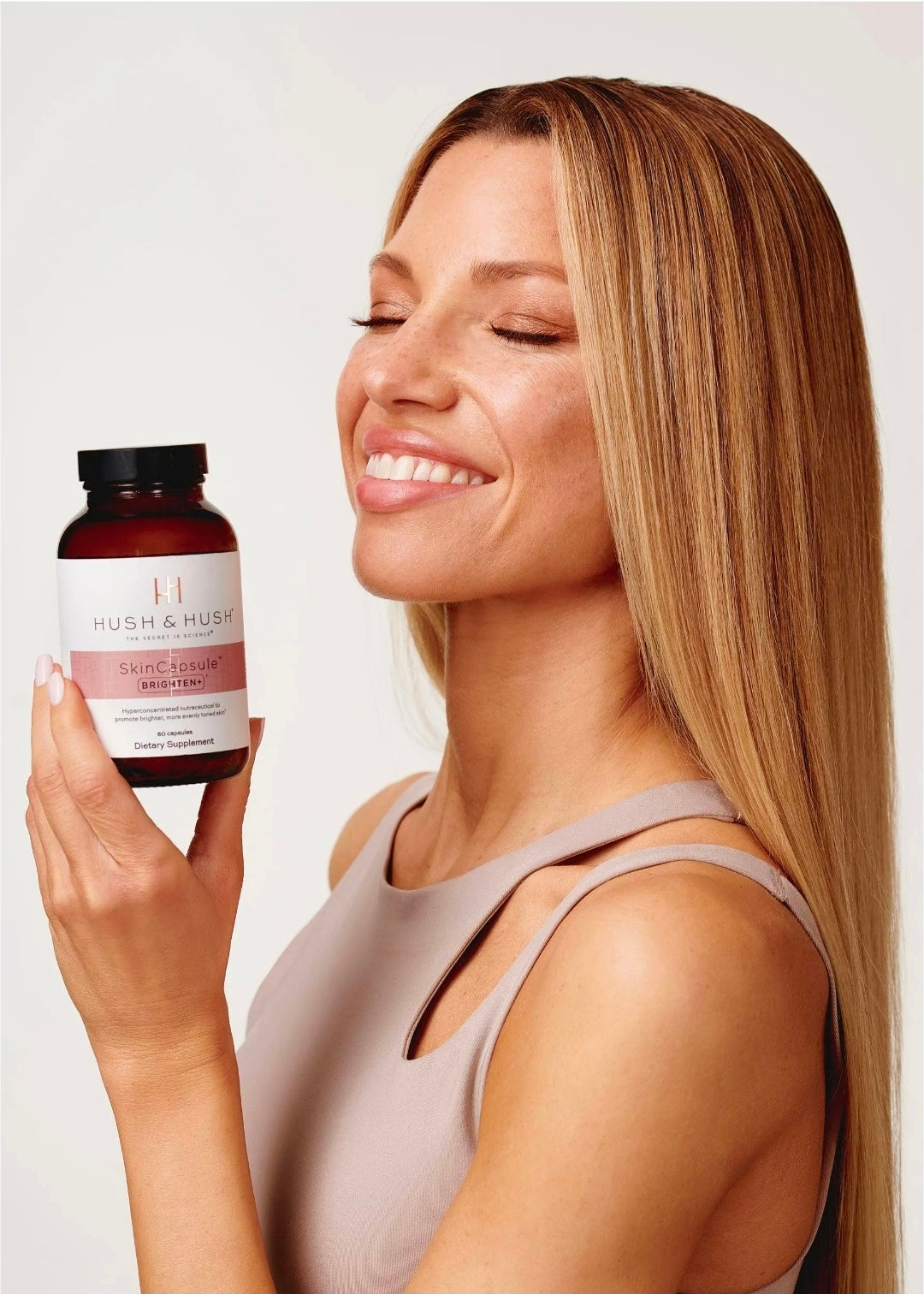Hush & Hush Acne Supplements for Clear Skin – Clinically Proven Formula to Reduce Breakouts & Blemishes – Supports Hormonal Balance with Vitamin A, Zinc & Antioxidants – Vegan, Non-GMO – 60 Capsules