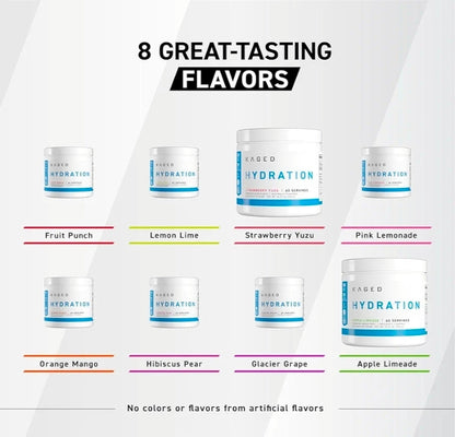 Kaged Hydration Electrolytes Powder | Fruit Punch | Hydra-Charge Sports Drink Mix | Pre, Post, Intra Workout | Low Carb, Vegan, Gluten Free | Supplements for Men & Women | 60 Servings