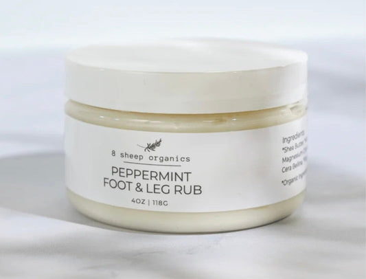 Majestic Pure Peppermint Foot Cream, Warming Cream - Calluses, Dry Cracked Feet, Hands, Heels, Elbow, Nails, and Knees - Softens & Moisturizes Skin - 8 oz