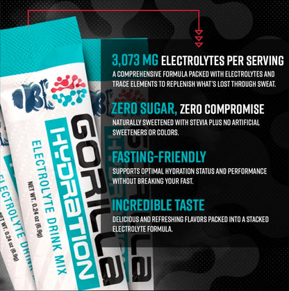 Gorilla Hydration Electrolyte Drink Mix jungle juice