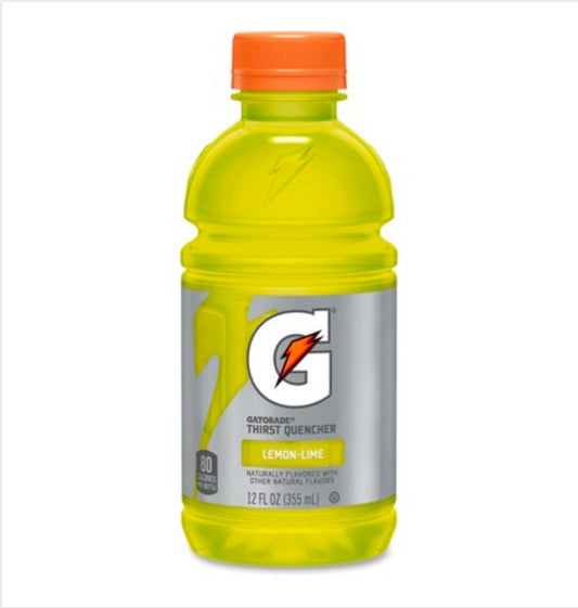 Gatorade Lemon/Lime Sports Drinks - 12 fl oz (355 mL) - Lemon Lime