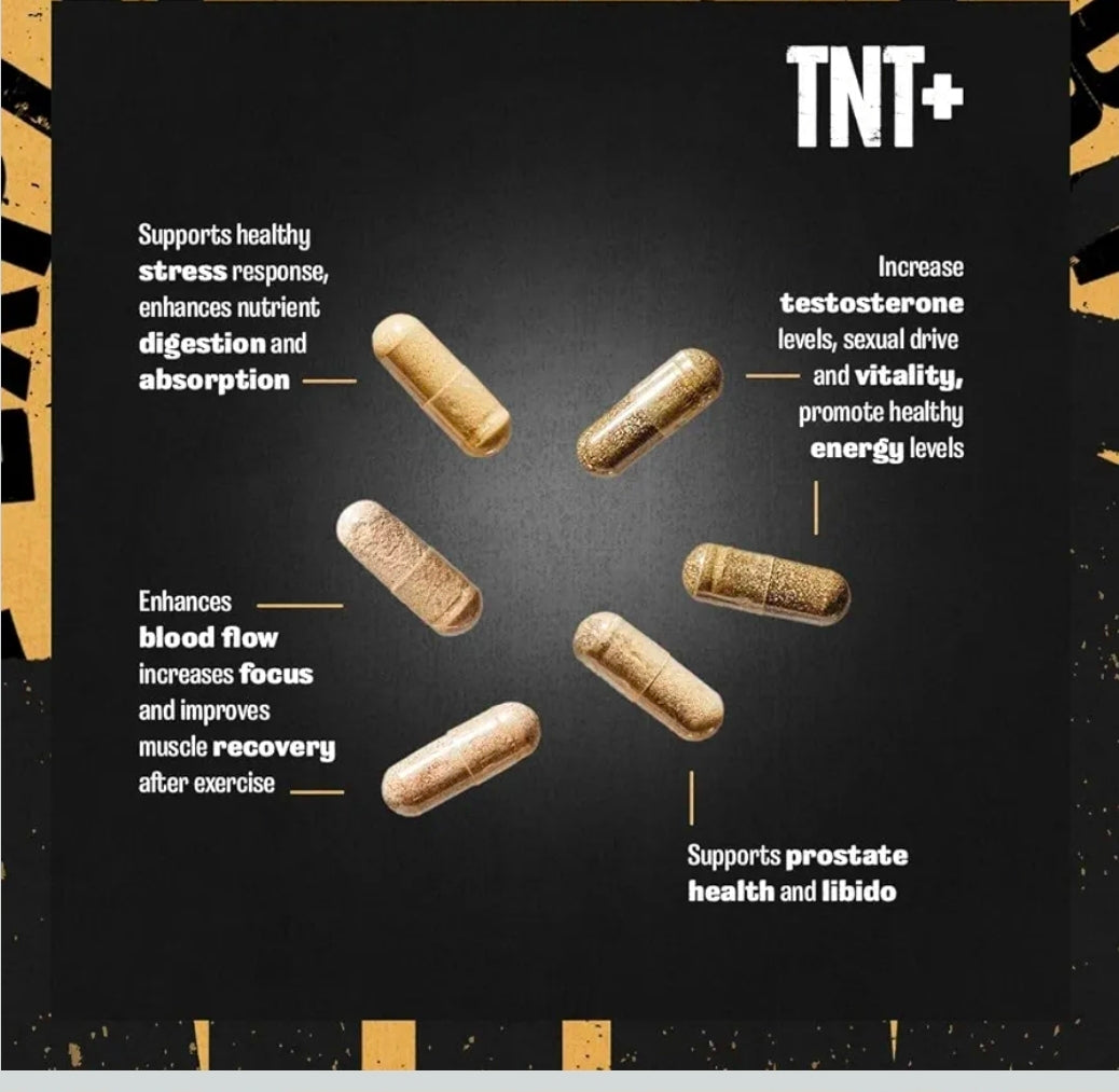 Animal TNT+ - Mens Support, Prostate Support, Adaptogen & Stress Support, Nitric Oxide