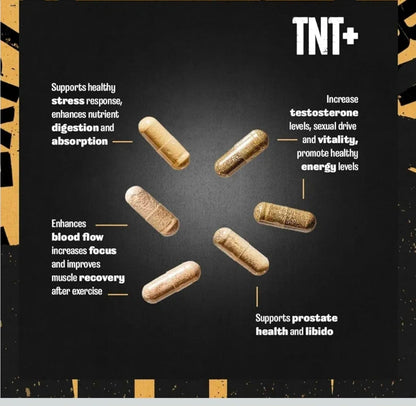 Animal TNT+ - Mens Support, Prostate Support, Adaptogen & Stress Support, Nitric Oxide