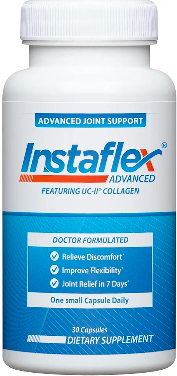 Instaflex Advanced Joint Support Supplement - Turmeric, Resveratrol, Boswellia Serrata Extract, BioPerine, UC-II Collagen- 30 Count