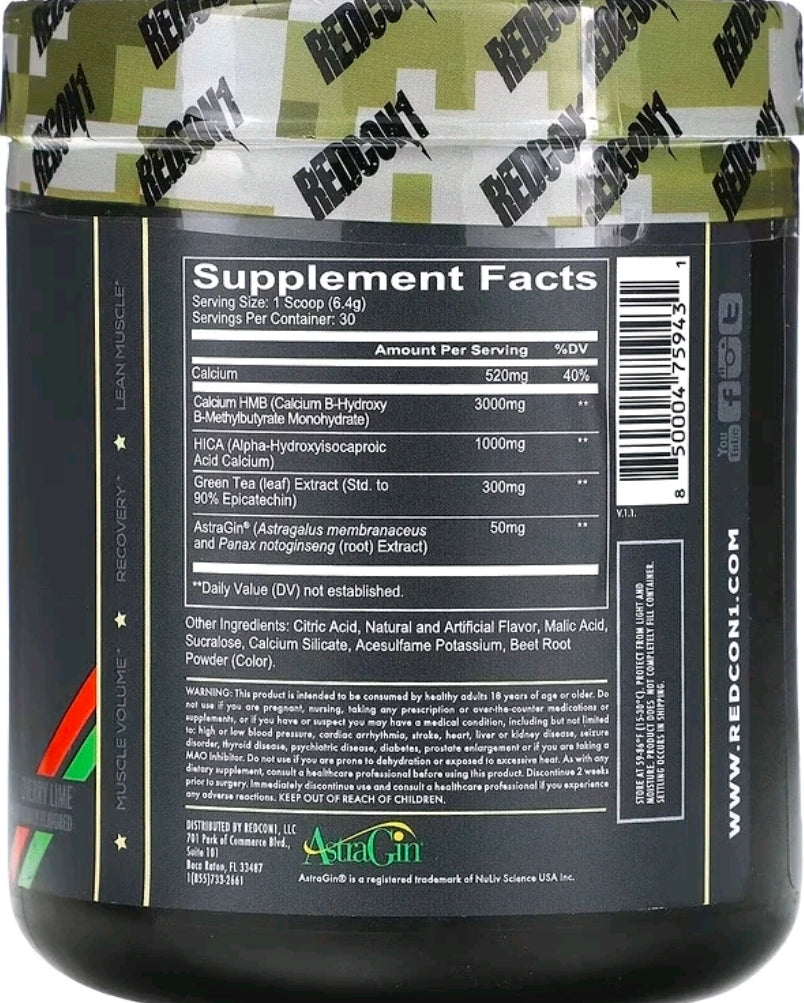 Redcon1, MOAB, Cherry Lime, 6.77 oz (192 g)